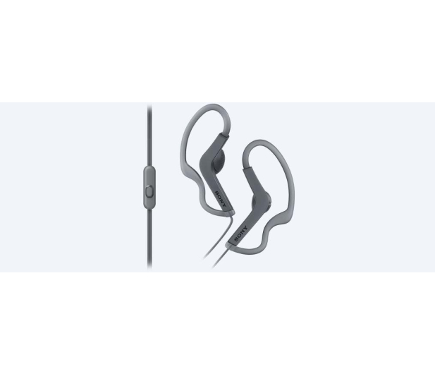 Sony SŁUCHAWKI SPORTOWE SONY MDR-AS210 Czarne # - 1436261 - zdjęcie 2